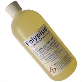 Polypipe Pipe Joint Lubricant Bottle - Clear, 500ml