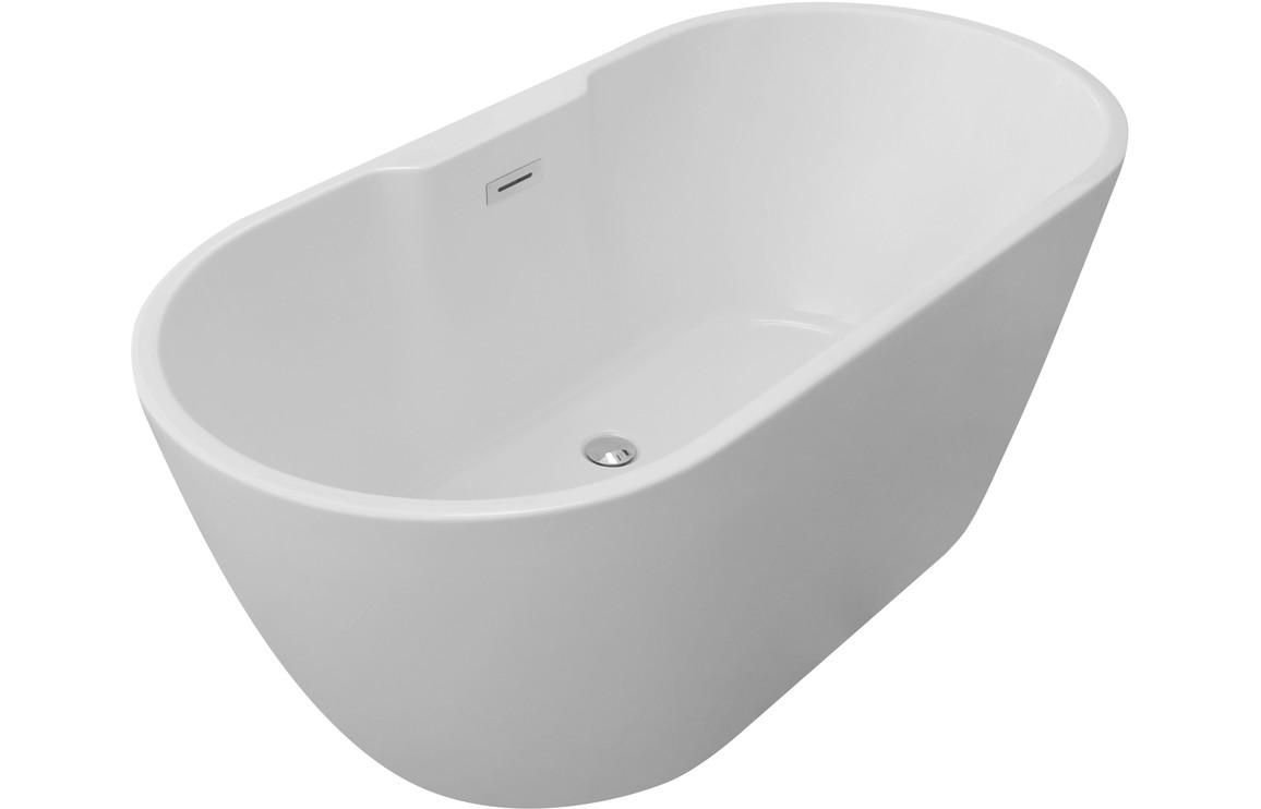 Hoveton Freestanding 1550x745x580mm 0TH Bath - White