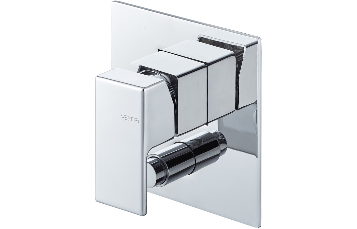 Vema Lys Concealed Two Outlet Shower Mixer with Diverter