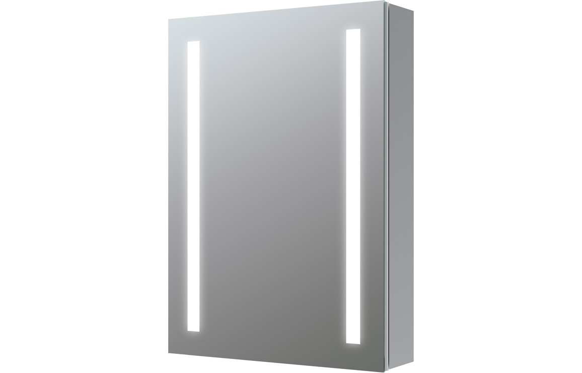 Sucre 500mm 1 Door Front-Lit LED Mirror Cabinet