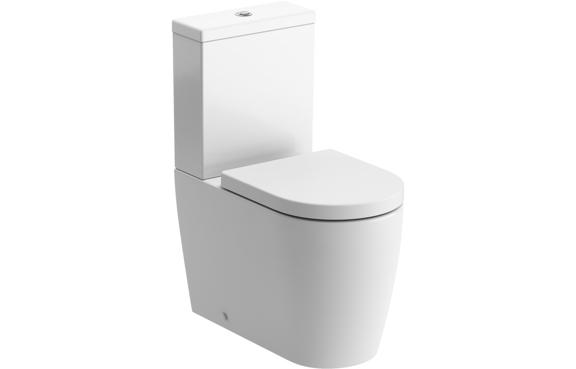 Michigan Rimless Close Coupled Fully Shrouded WC & Soft Close Seat