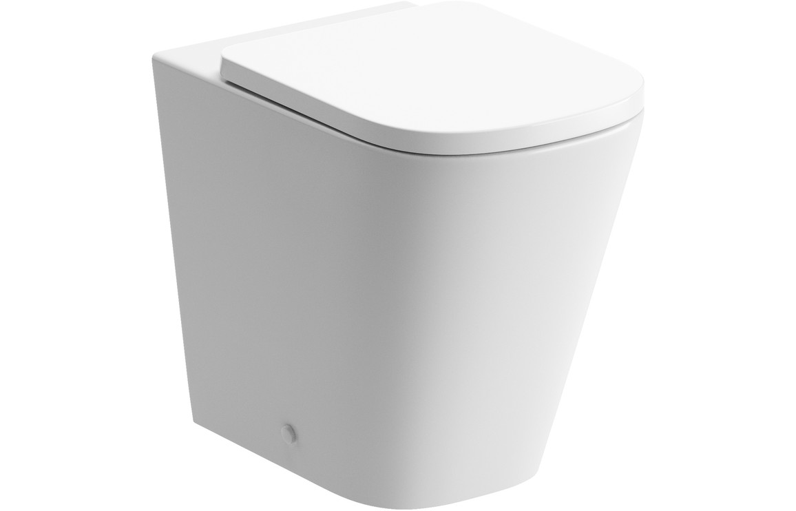 Kul Rimless Back To Wall Comfort Height WC & Soft Close Seat