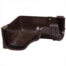 Ogee Gutter 90 Deg Int Angle Brown