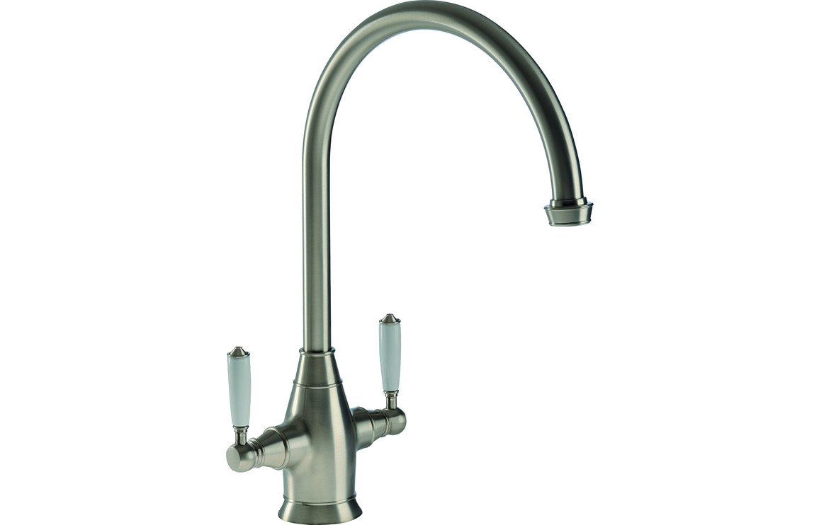 Abode Astbury Monobloc Kitchen Mixer Tap - Pewter