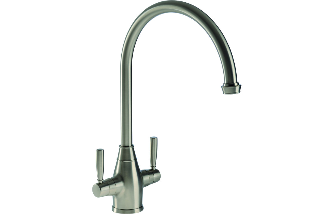 Abode Brompton Monobloc Kitchen Mixer Tap - Pewter