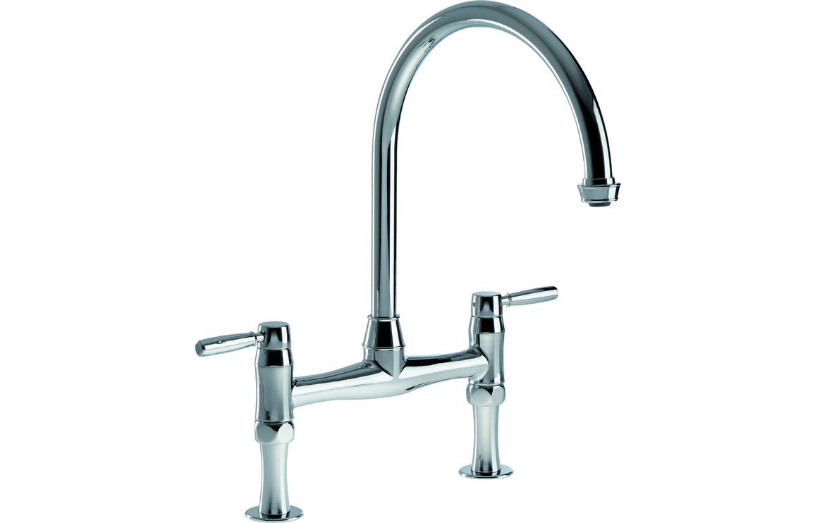 Abode Brompton Bridge Kitchen Mixer Tap - Chrome