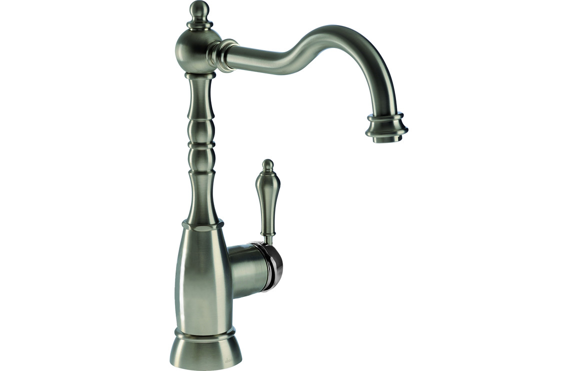 Abode Bayenne Single Lever Kitchen Mixer Tap - Pewter